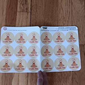 I Lava You Stickers